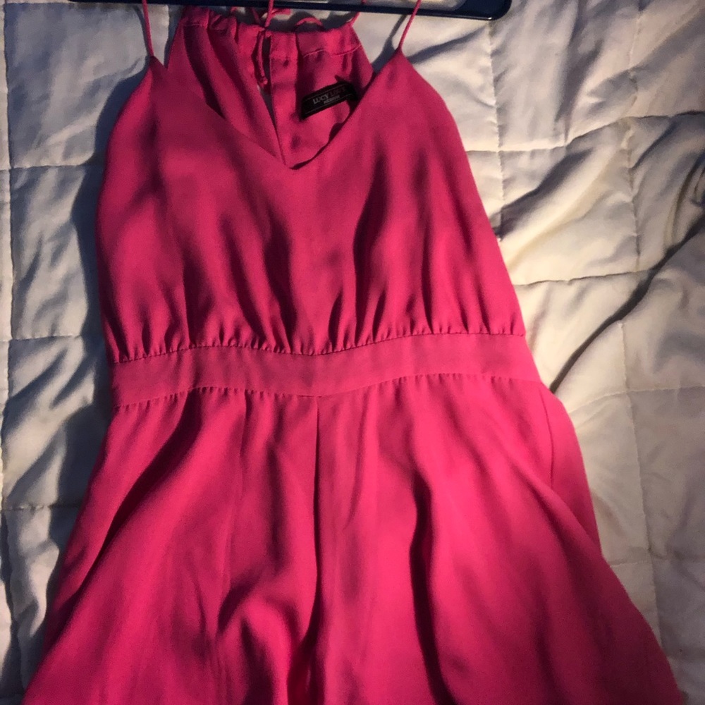 Hot Pink Romper